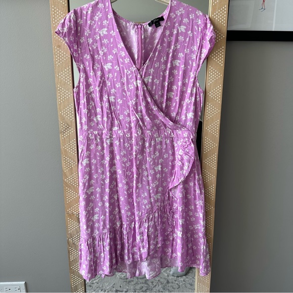 J.Crew Ruffle Front Mini Dress Floral Pattern - Picture 2 of 9